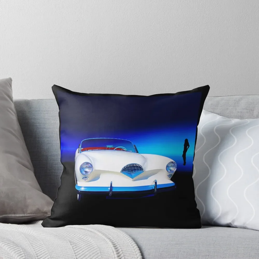 

1954 Kaiser Darrin Roadster Throw Pillow autumn pillowcase Pillow Cases Sofa Cushion Cover Decorative Sofa Cushion pillow