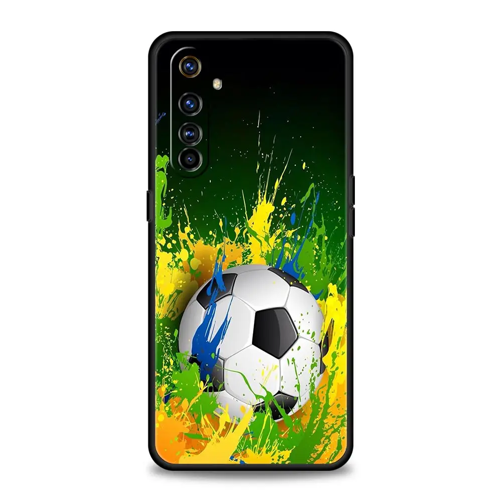 Soccer ball Football Field For Realme GT Neo 2 3 3T Phone Case For Realme 10 9 8 5G 7 6 GT2 Pro Plus 9i 8i C21 C11 C25 C35 Cover image 5