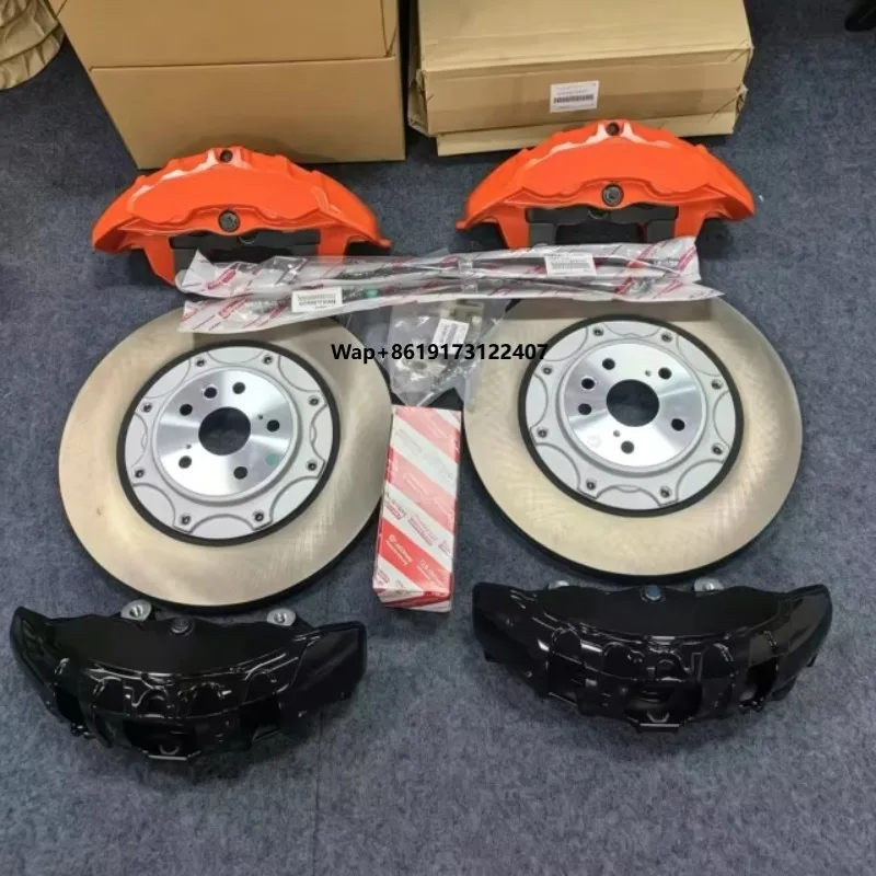 High Performance Big 6 Piston Brake Caliper Kit with 400 MM One Piece Disc Direct Install for  Original Wheels Without Spacers