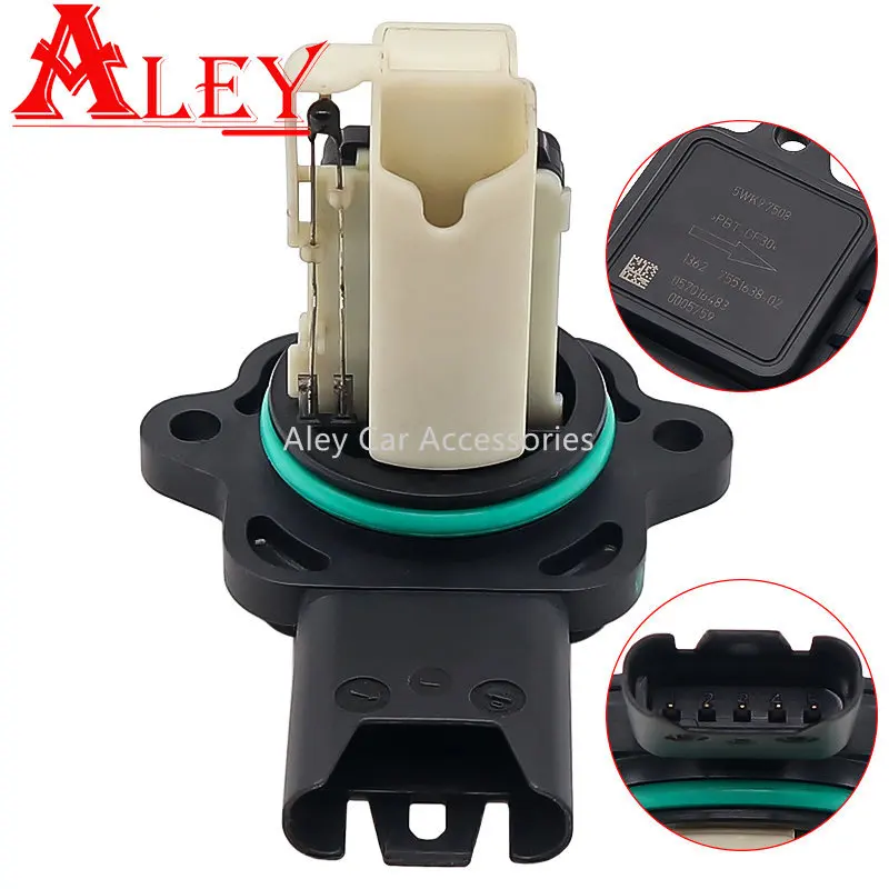 

Original New 5WK97508 5WK97508Z 7551638-02 7551638 13627551638 MAF Mass Air Flow Sensor For BMW 128i 328i 528i X3 X5 Z4