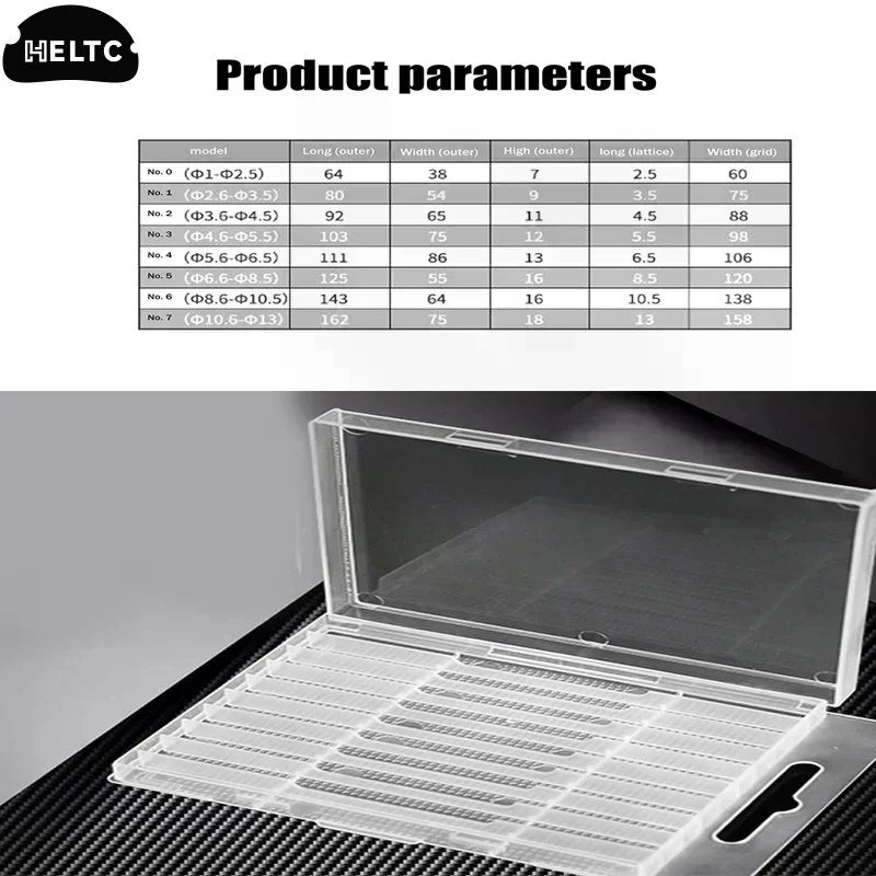 

5Pcs Twist Drill Empty Box Storage Boxes Plastic Toolbox Tools Accessories Woodworking Drill Bits Transparent Plastic Boxes