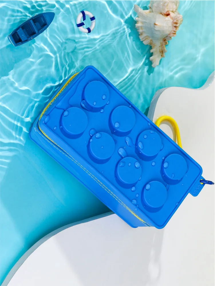 Kreative Bausteinförmige Handtasche Stift Aufbewahrungstasche mit Seil Tragbarer Schreibwaren-Organizer Federmäppchen Kleinigkeiten Organizer – Detail 4