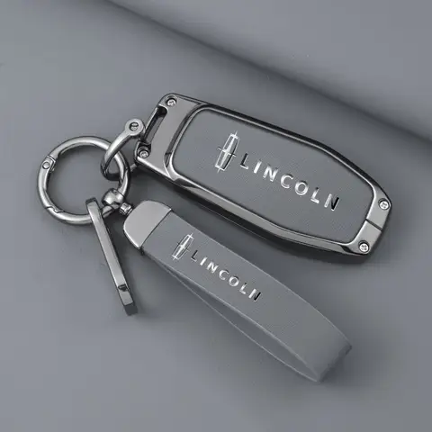 합금 자동차 키 가방 Fob 금속 버클 키 케이스 2014 링컨 MKZ MKC MKX 자동차 키 15 스타일 키 커버 프리미엄 품질 보호