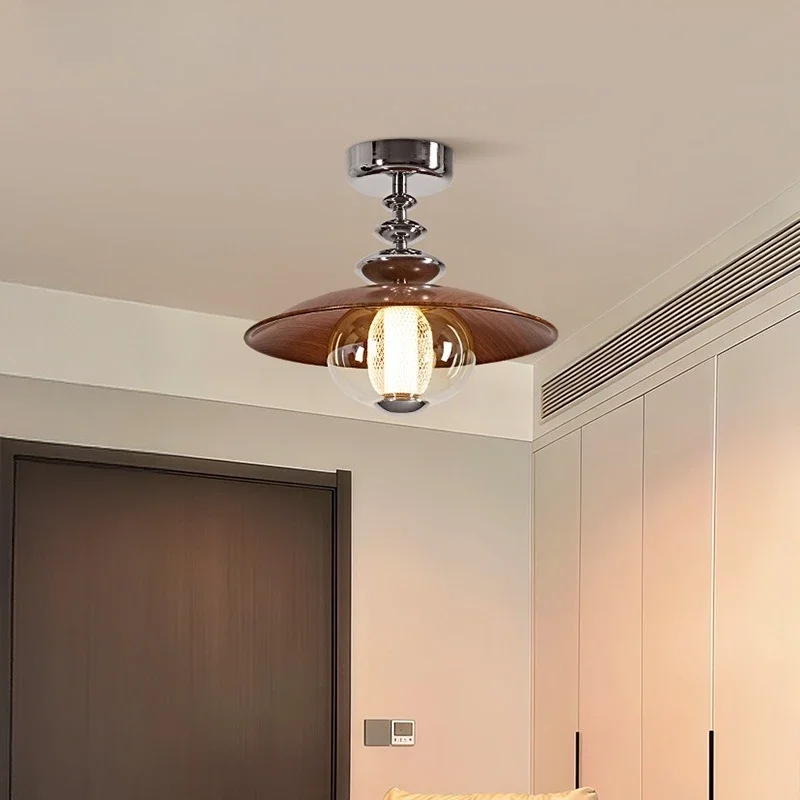Medieval aisle light corridor entrance lt French retro ceiling light creative designer art balcony