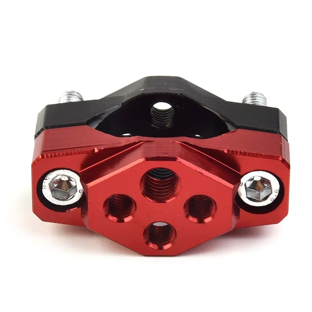 Motorcycle Headlight Spot Light Turn Signals Holder Mount Bracket Fork Clamp Red For Motorcycle Support Tool Accessories