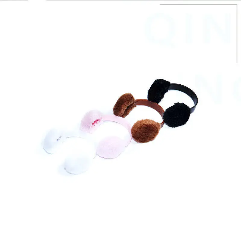 Only Black Ear Warmer 1/6 Scale Earmuffs Winter Warm Ear Protector Model for 12