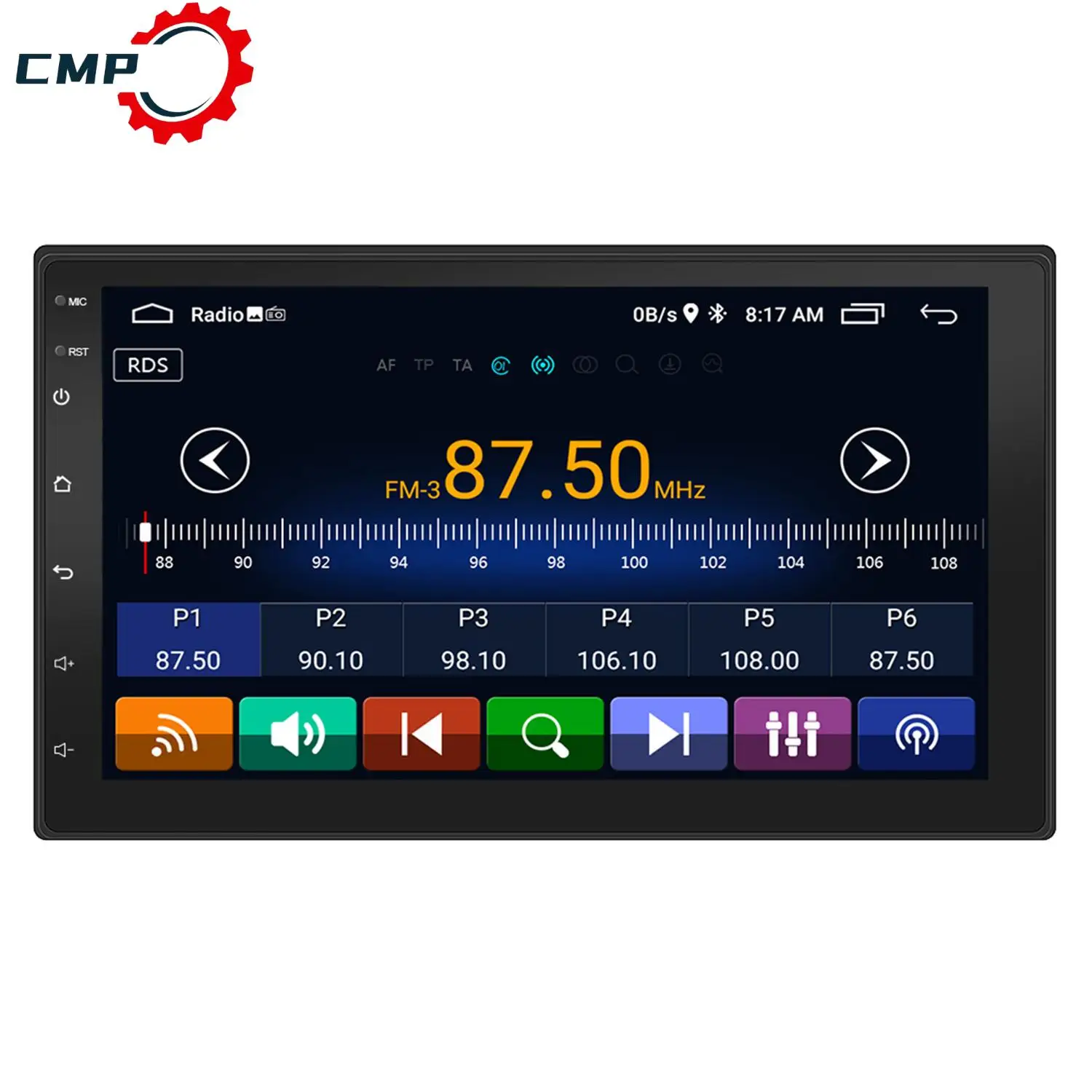 

7-inch Android System Car MP5 / MP3 Player Bluetooth Reversing GPS Navigation Radio Host s-072a Automotive Interior Accessories