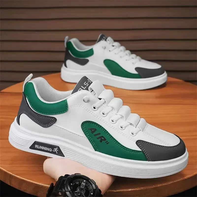2025 Spring and Autumn New Men's Shoes Leather Low cut Fashion Trendy Running Sports Men's Casual Trendy Shoes 1011** image 4