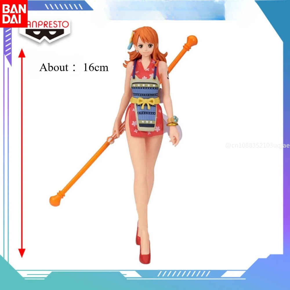 Original 20cm One Piece Sailing Nami Anime Character PVC Doll Excellent Figure Anime Model Statue Toy Collectibles Birthday Gift