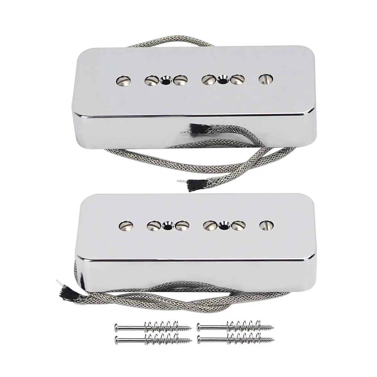 1 Set Alnico 5 P90 Soap Bar Guitar Pickups for LP-Style Electric Guitar Accessories