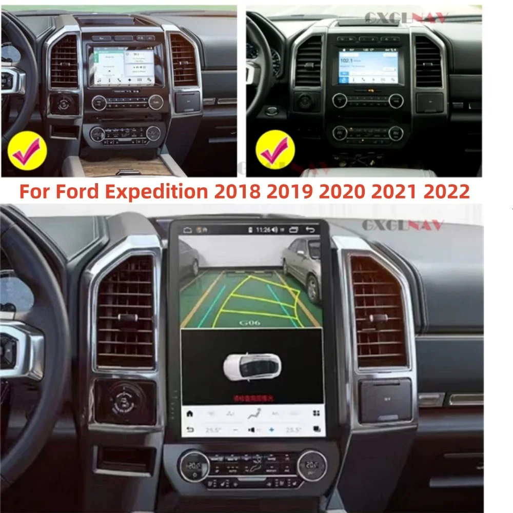 Android 13 For Ford Expedition 2018-2022 Car GPS Navigation Player HD Screen Auto Radio Head Unit Radio Audio Stereo Multimedia