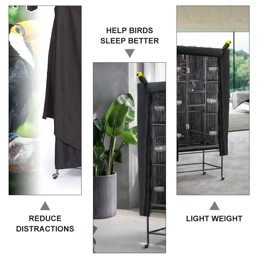 

Bird Cage Cover Waterproof Protective Mesh Dustproof Sunproof Foldable Oxford Cloth Lightweight Durable Pet Yard Garden