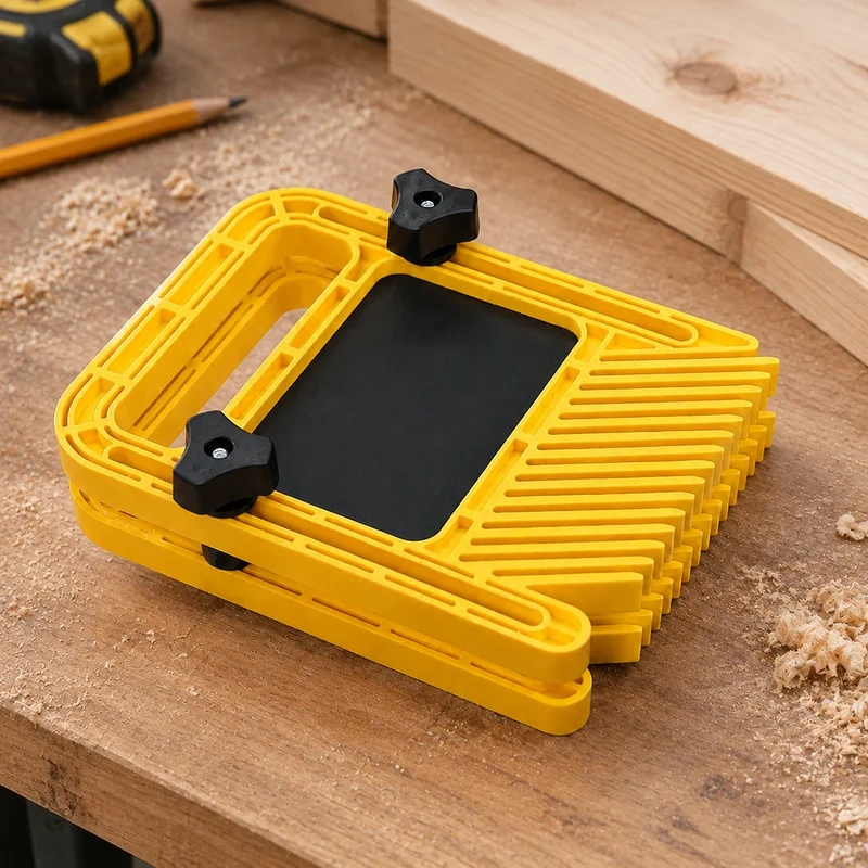 Woodworking Featherboard Pair with Miter Slot for Table Saws and Engraving Tools, Secure Workpiece Guide