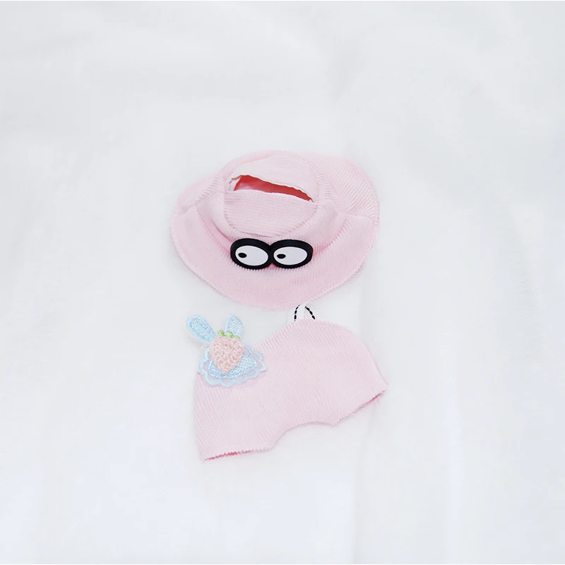 

Clothes For Labubu, Two-Piece Set (No Doll), For 17CM Dolls, Including Hats, Pants. Washable, Soft To The Touch