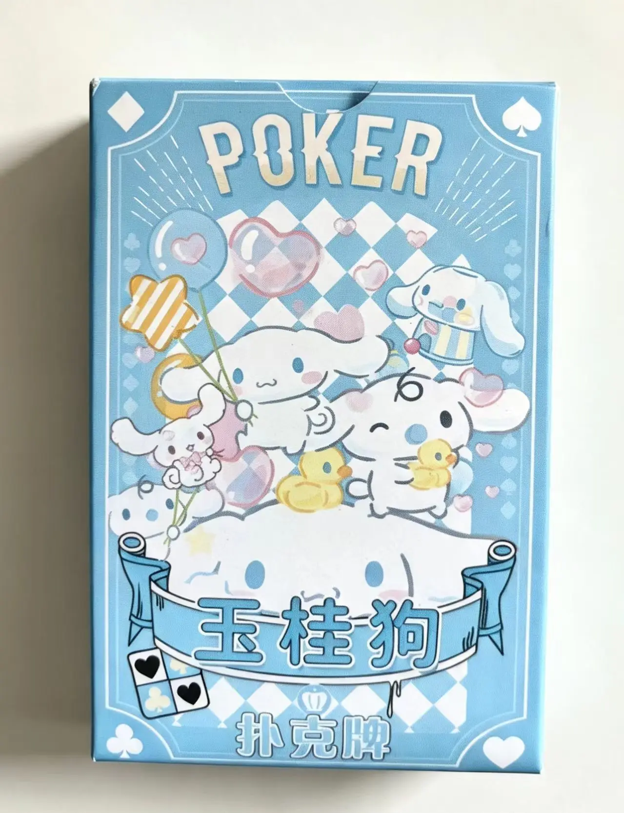 Sanrio Spielkarten Poker Brettspiele Niedliche Cartoon-Figuren Kuromi My Melody Cinnamoroll Pochacco Pompom Purin Hello Kitty Kinderspielzeug Kartenspiel – Detail 8