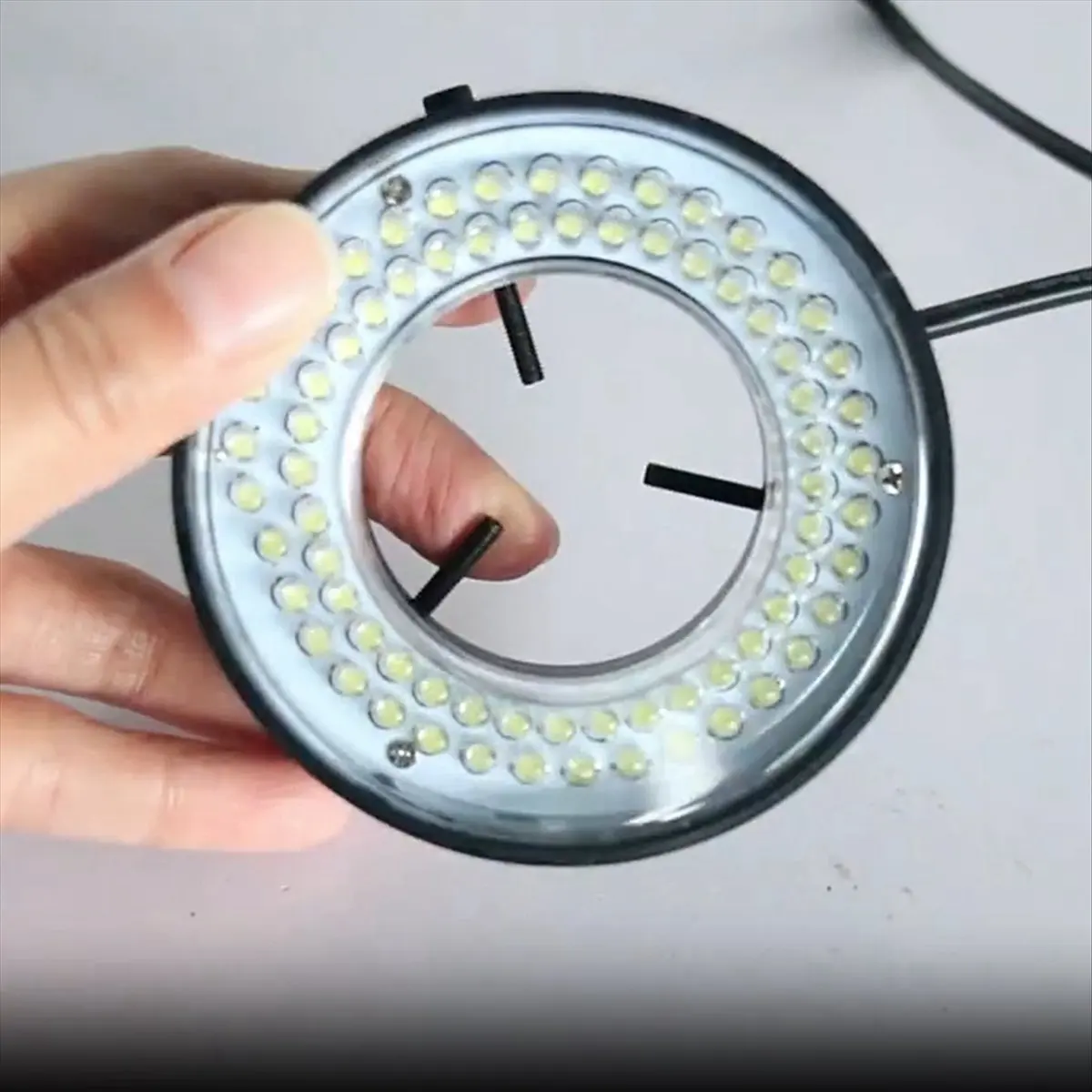 A008 Microscope LED Ring Light Illuminator Lamp for Microscope Circle Light Industrial Microscope Camera