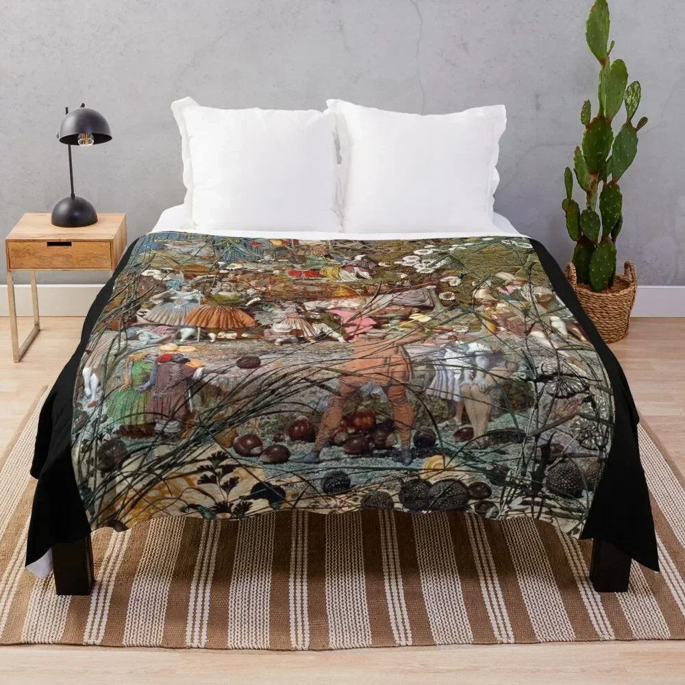 

The Fairy Feller's Master Stroke - Richard Dadd Throw Blanket