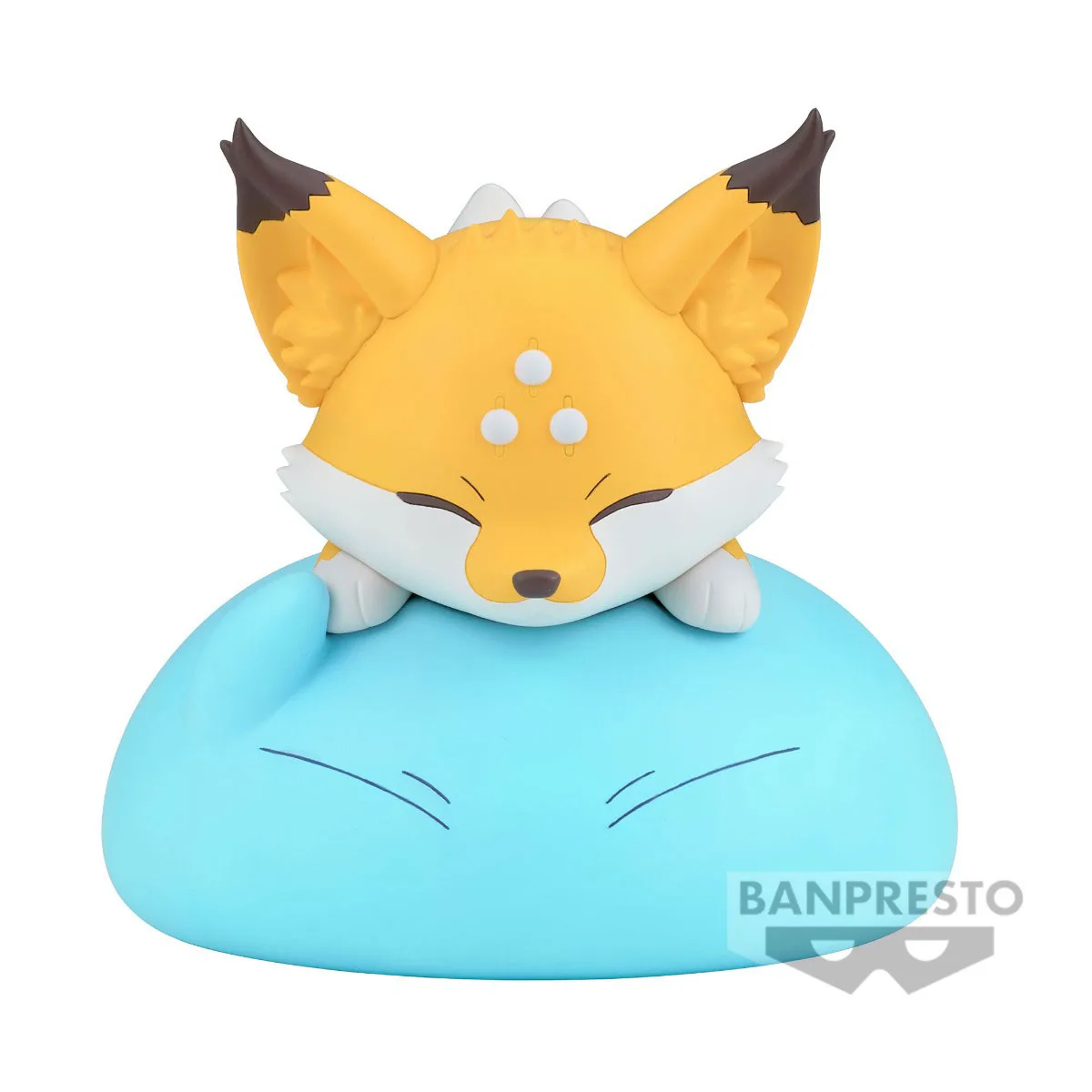 100% Original en Stock BANPRESTO Sofubi figura Tensei Shitara Slime Datta Ken Rimuru Tempest Anime figura colección serie