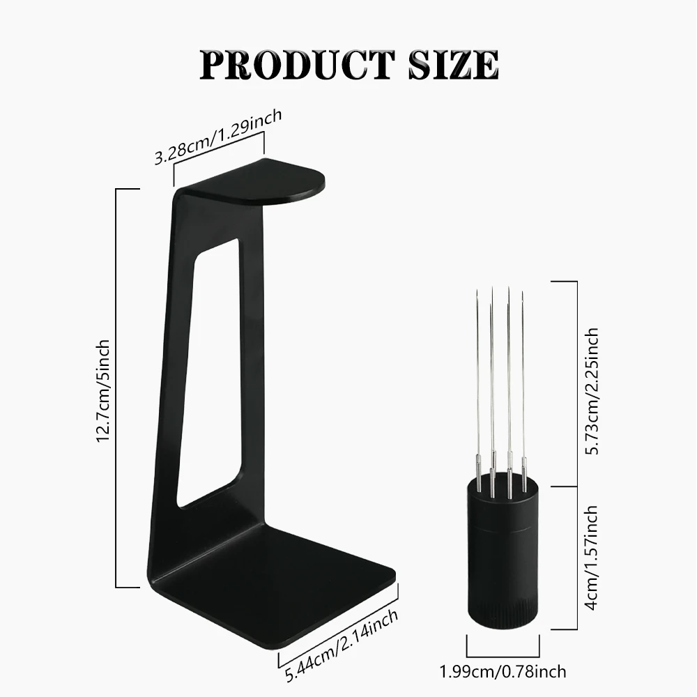 WDT Tool Espresso Stirrer Espresso Distribution Tool For Barista Coffee Stirring Tool For Espresso Distribution With Stand