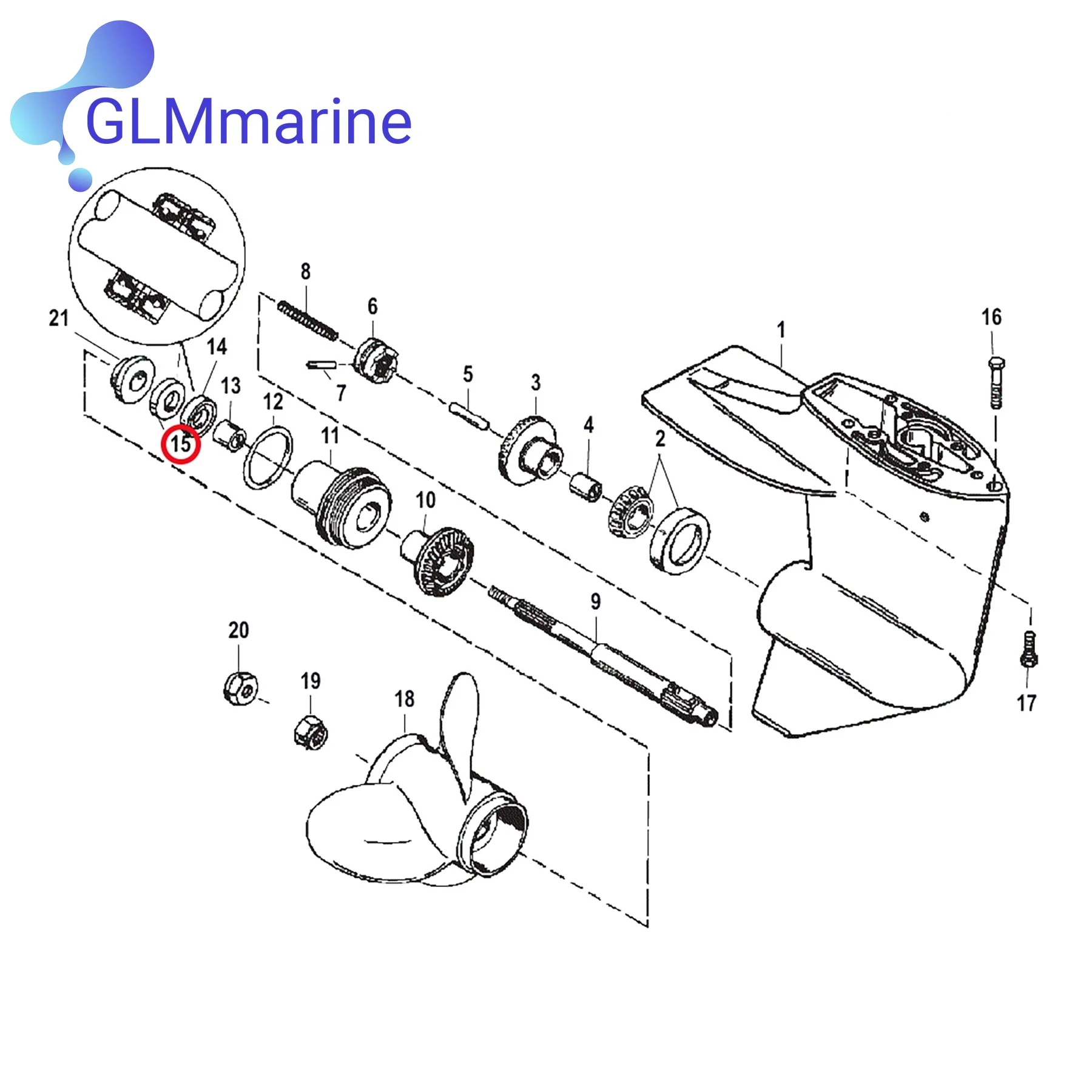 2Pcs Oil Seal 26-821928 for Mercury Marine 6HP 8HP 9.9HP 10HP 13.5HP 15HP Engine 18-0585