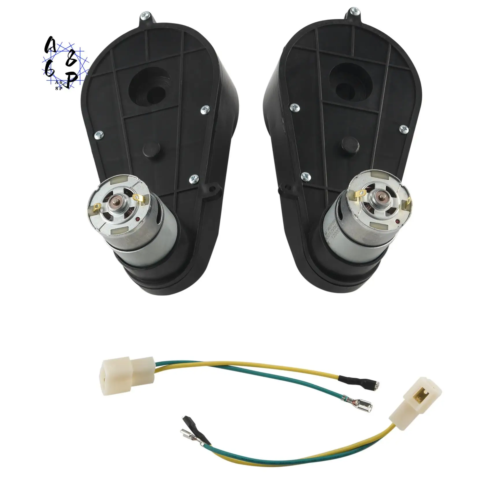 

A68P-2 Pcs 550 Universal Children Electric Car Gearbox With Motor, 12Vdc Motor With Gear Box, Kids Ride On Car Baby Car Parts
