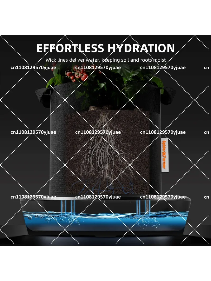 4 Pack Gravity Feed Silent Auto Watering System Self Watering Kit with 13 Gallon Reservoir