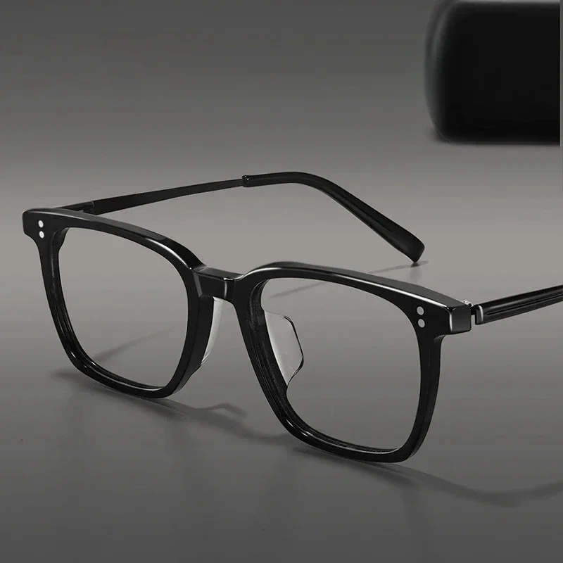 Platz Acetat Reinem Titan Optische Brillen Frauen Neue Luxus Retro männer Brillen Myopie Rahmen Premium T22001