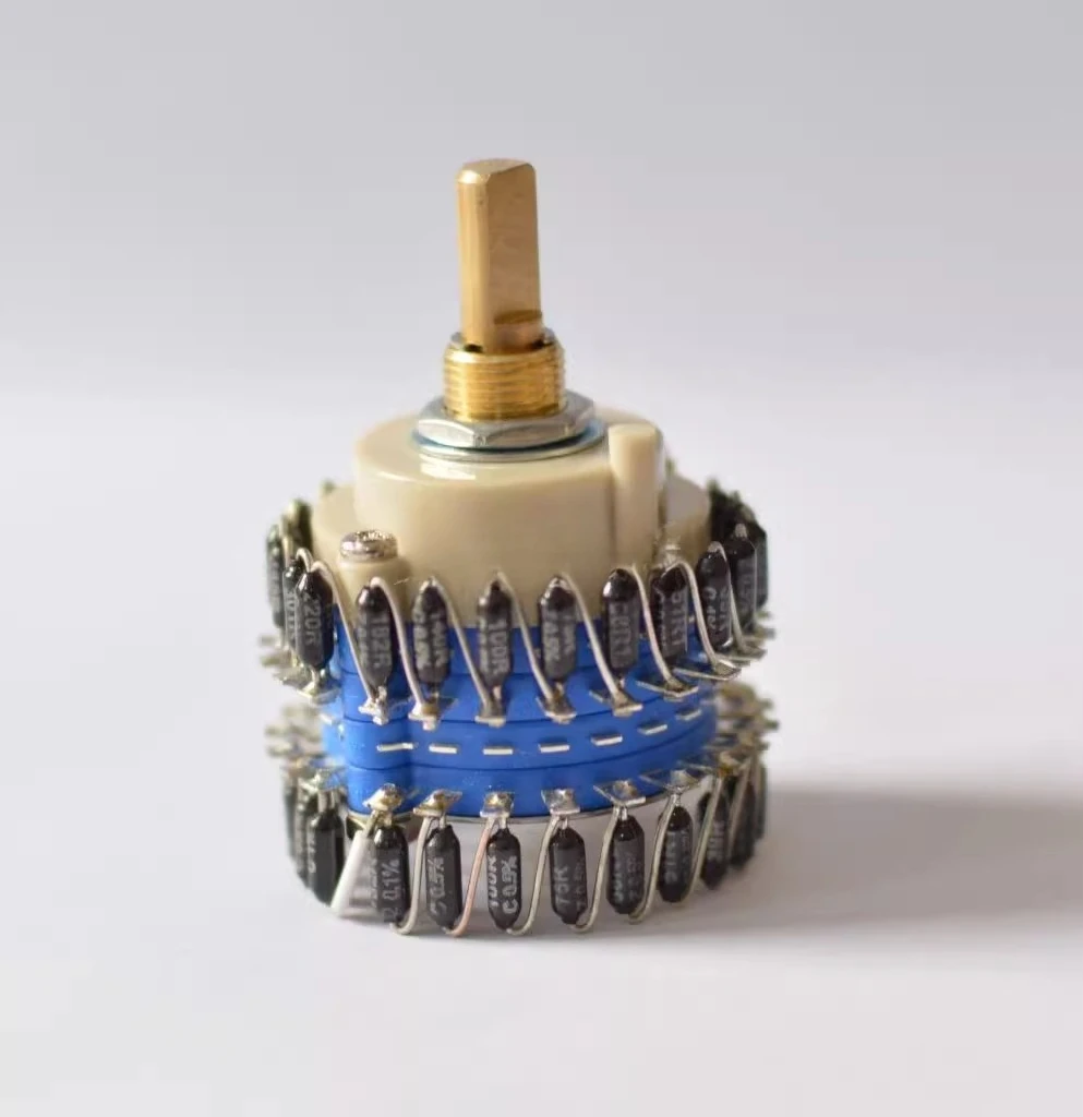 24-Speed Resistive Dual-channel Voltage Divider Potentiometer