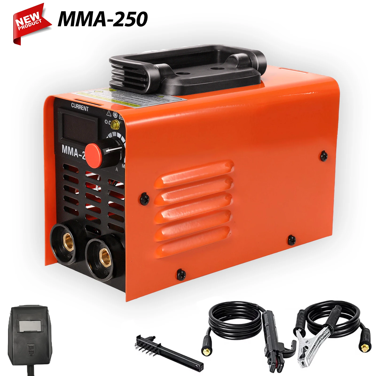 MMA-250 Welding Machine 220V EU Plug ARC LED Digital Display DC Inverter Portable Welder Tools Welding Equipment For Household