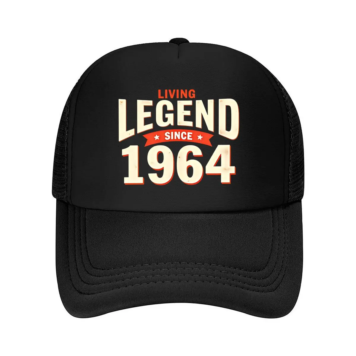 Men's & Women's Adjustable Retro Cap Suitable for - Living Legend Since 1964 Print, Lightweight Casu 2026 Mesh Baseball Cap