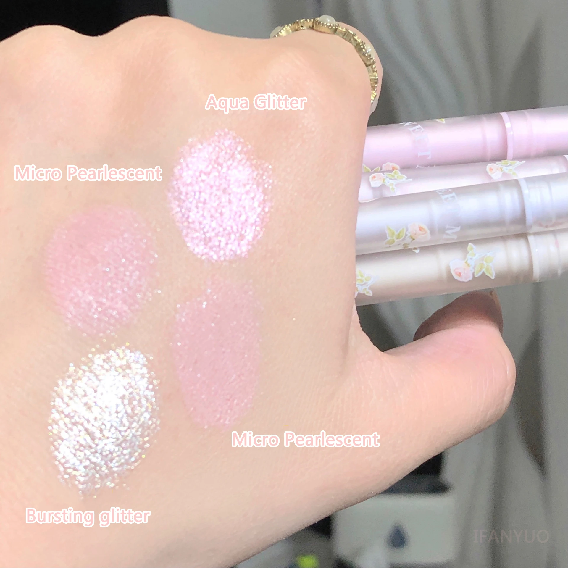 6色展開、両頭シルクワームペン、高光沢で明るく輝く防水性、長持ちするヌードリキッドコントゥアーライナー、アイメイク