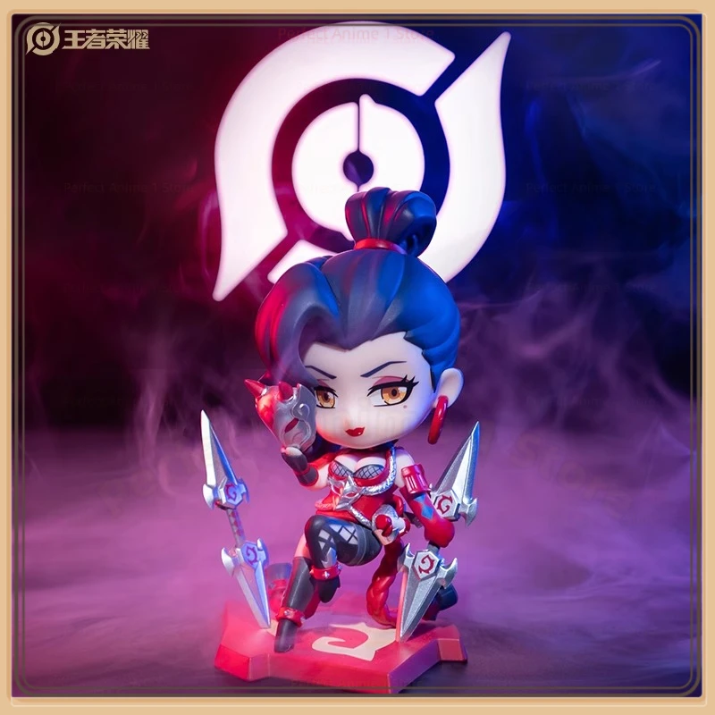 

Original Honor of Kings Official Edition Blade of Faith A Ke Q Version Figure Gift Model