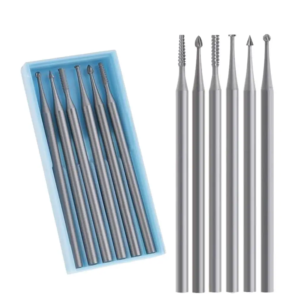 Alloy Rotary Burr Milling Cutter Router Bit Set Durable Wear Resistant Engraving Tools for Wood Carving