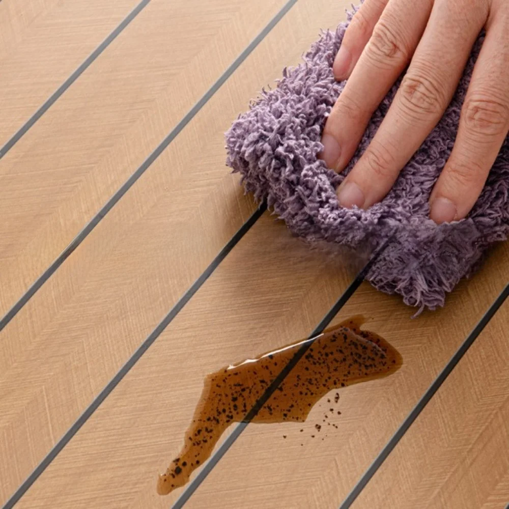 جديد ذاتية اللصق ثلاثية الأبعاد الجدار ملصق مقاوم للماء مقاوم للرطوبة الخشب الحبوب ملصق شريط مزخرف بولي كلوريد الفينيل بلاط الحائط ملصق المطبخ