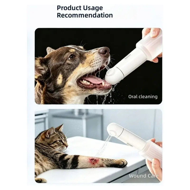 [NEWA08R】 Portable Electric Pet Washer Handheld Outdoor Pet Rinse Device Pet Grooming Rinse Tool