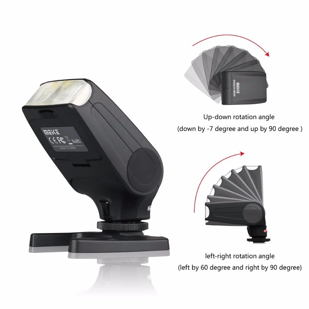 MEKE MK320 Speedlite Flash TTL For Canon /Nikon/Sony/fujifilm/Panasonic Lumix Cameras