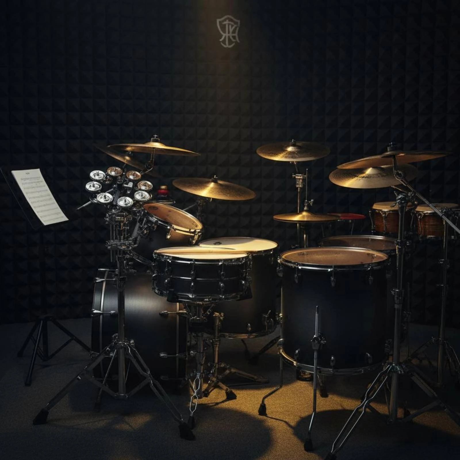 Drum Cymbal Effect Bell Easy to Install Cymbal Shaker Loop Music Accessory for Drummers, Practice Room - view 4
