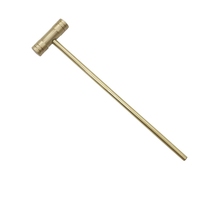 M6CF Micro Mini Multifunction Brass Craft Hammer Hand Tools for Ideal for Watchmaker Jewelers & Walnut 17.5cm/7incheS