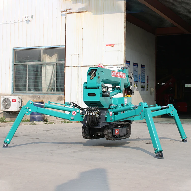 Multi-functional 3 ton 5ton 8ton mini spider crane hydraulic collapsible spider crane