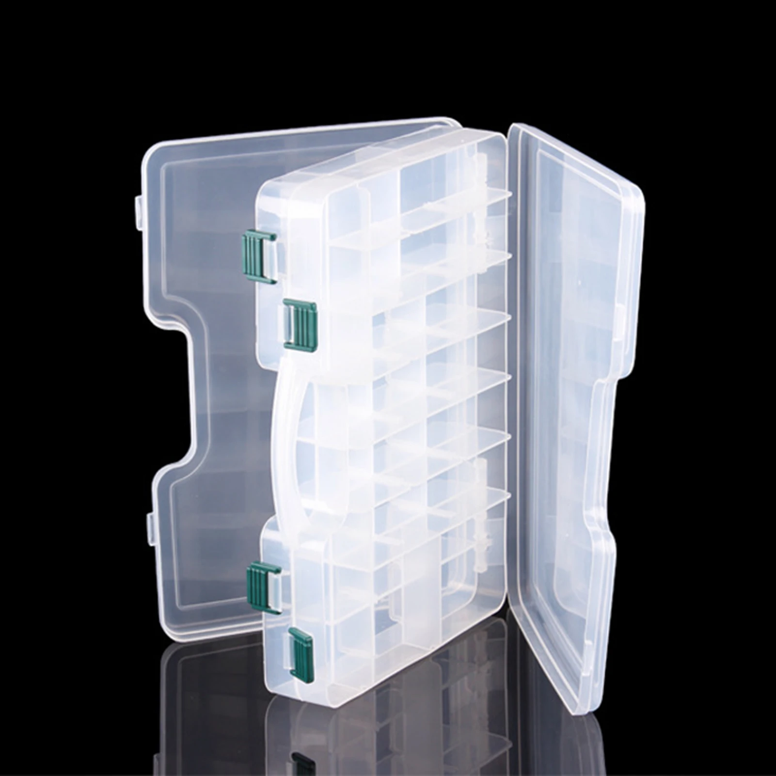 

Double Layer Fishing Tackle Box Portable Fishing Organizer Box For Lure Bait Hook Float Removable Fishing Box Fish Accessories