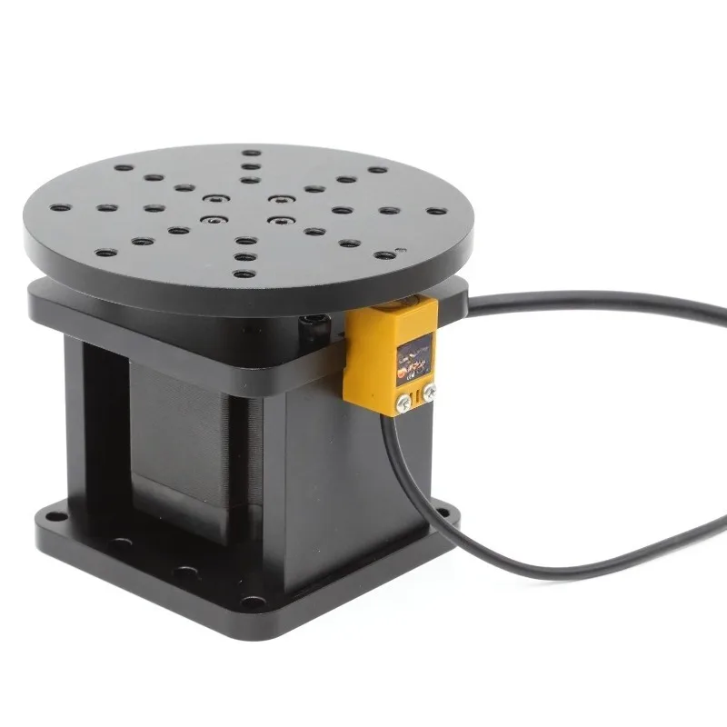 ORT120 Electric Rotary Table 1.2Nm Torque DC 24V NPN Sensor Rotating Platform for Laser Marking Welding Engraving