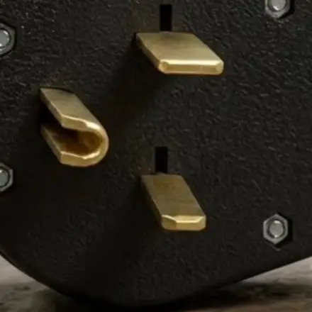 For Welding Machine Installation 50A Power Connector Flame Retardant Housing Screw Locked Design High Temperature Resistant