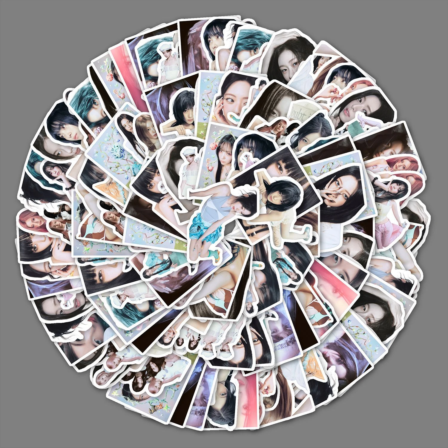 In-stock 55PCS NEW KPOP ITZY mini album Motto sticker,Ryunjin,Yeji,Yuna,pop-up store fans merchandise,Glitch,Look,Pocket,Decals view 4
