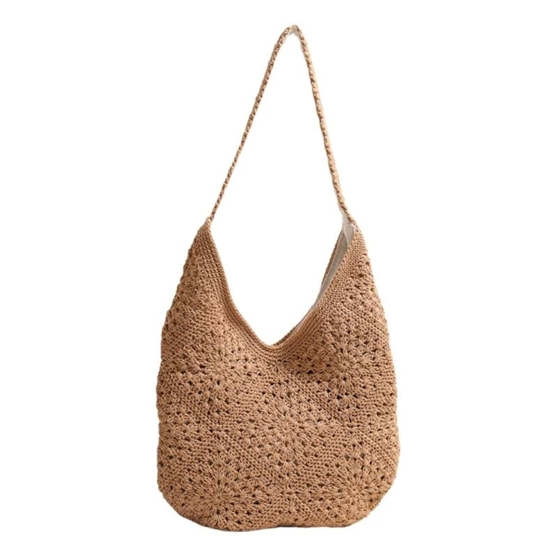 

Unique Flower Patterned Bucket Bags Shoulder Bag For City Travel And Beach Days