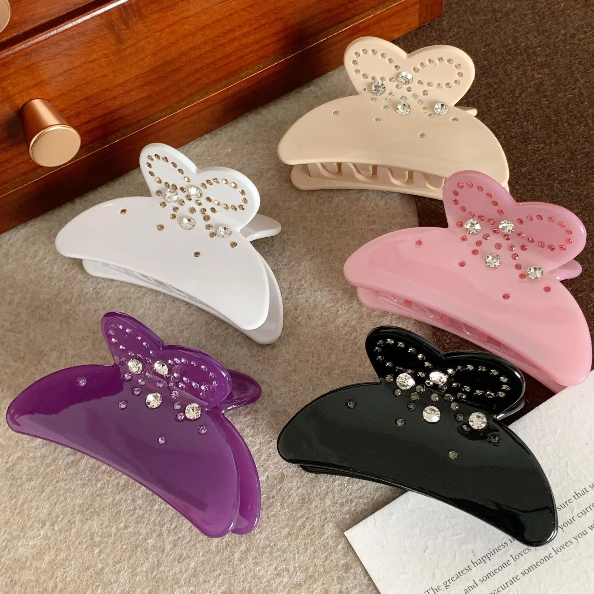 1Pc Rhinestone Bow …