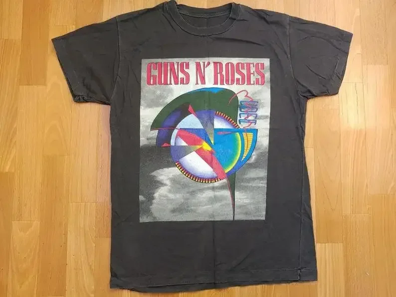 Guns N Roses T-Shirt, Coma 1992 World Tour, Use Your Illusion, 1991 Vintage G&R SHeavy Metal Hard Rock