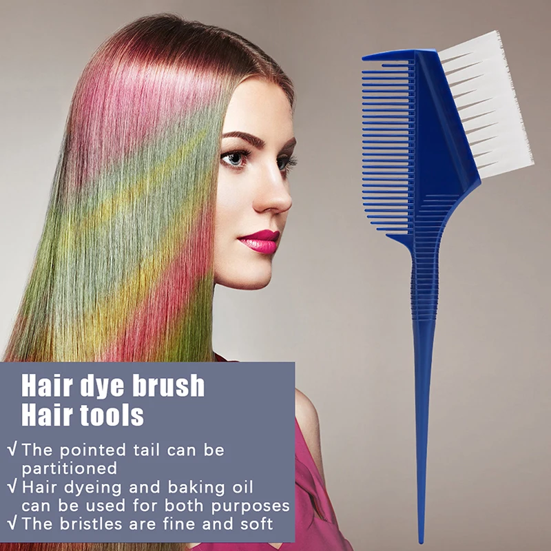 Hair Brush Hairdressing Hair Dye Comb Professional Barber Tinting Highlighting Easy Use Practical Hair Styling Tools