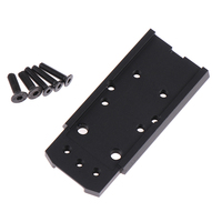Tactical CNC Metal P320 Rear Sight Mount Base Adapter Plate Fit For SIG RMR SRO