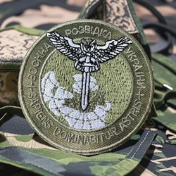 Ukrainian Outdoor Sports Tactical Patch Hook And Loop Military Ukraine Iron Sword Wings Morale Badge Armband Backpack Stickers