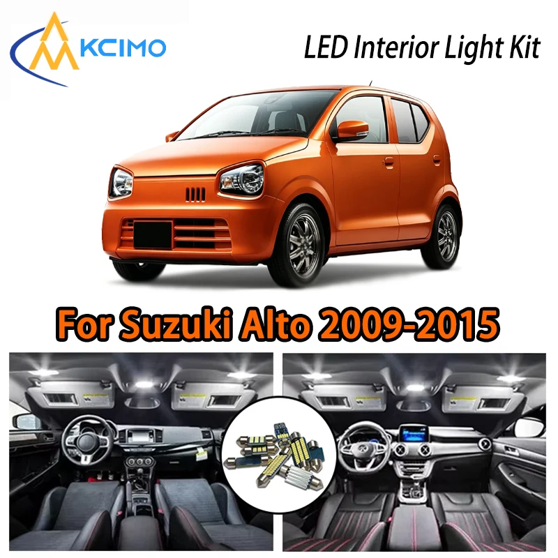

Long Life LED Interior Lights For Suzuki Alto 2009-2015, Two Colors Choice Super Bright Ice Blue White